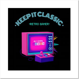 Keep it classic - Awesome Art and Drawing for Gamers Posters and Art